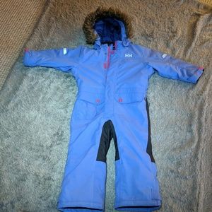 Helly Hansen Full Body Girls Snowsuit Size 4